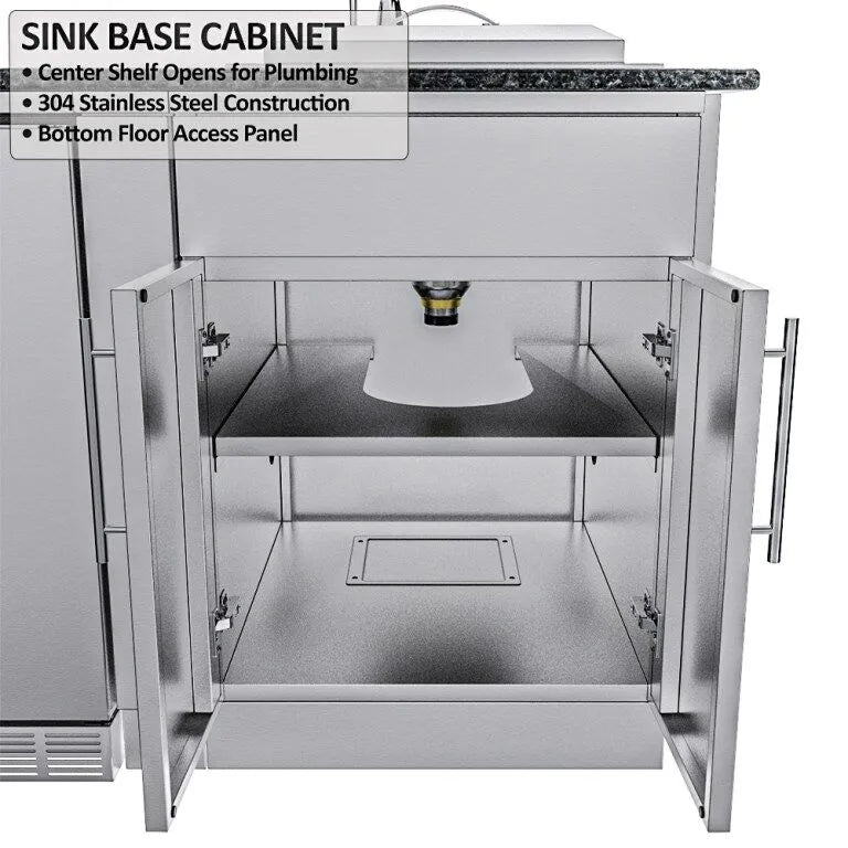 Sunstone THE BIG-TEXAN 21FT Outdoor Cabinet Large Island Package