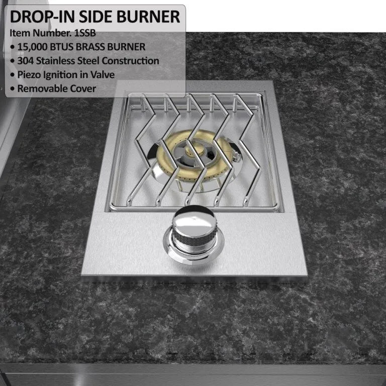 Sunstone THE BRAZOS 9 Foot Outdoor Kitchen Island Package