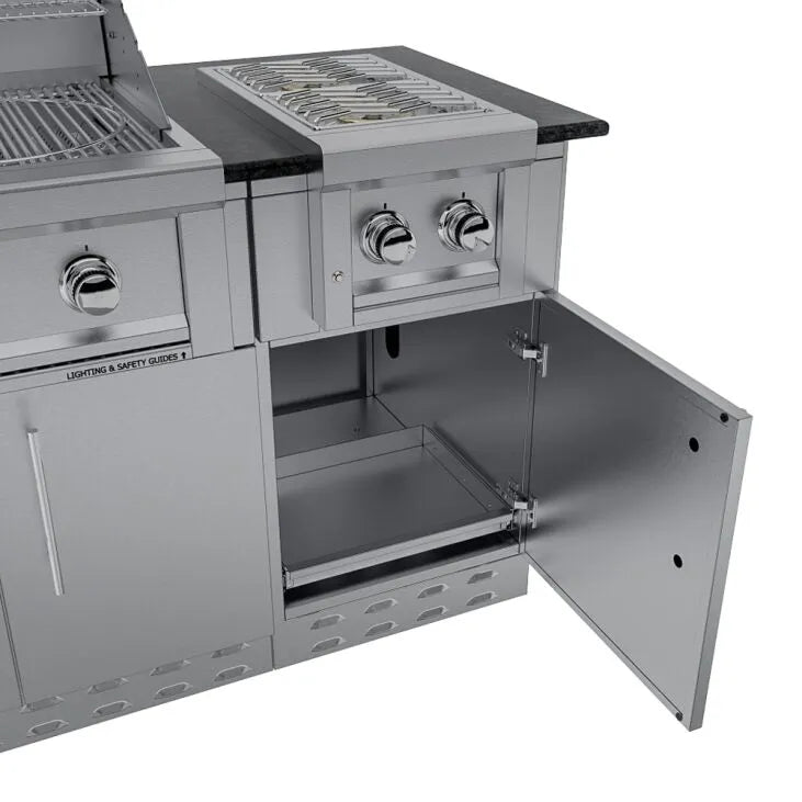 Sunstone THE CAPRICE 6 FT 4 IN Grill & Bar Sink Outdoor Island Package