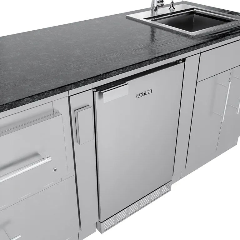Sunstone French Quarter Outdoor Kitchen Island Package