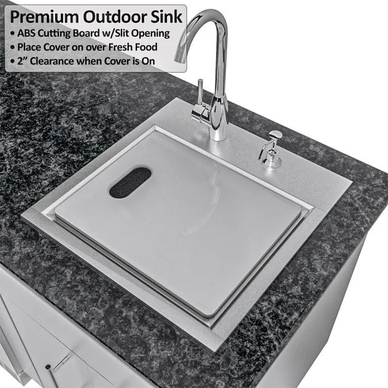 Sunstone French Quarter Outdoor Kitchen Island Package