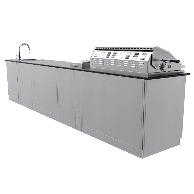 Sunstone French Quarter Outdoor Kitchen Island Package