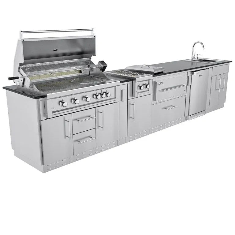 Sunstone French Quarter Outdoor Kitchen Island Package