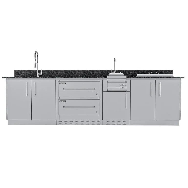 Sunstone Galley Clean & Prep Cabinet Island Package