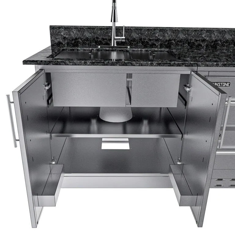 Sunstone Galley Clean & Prep Cabinet Island Package