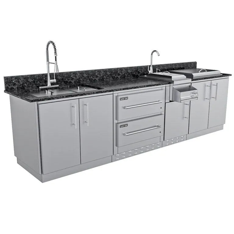 Sunstone Galley Clean & Prep Cabinet Island Package