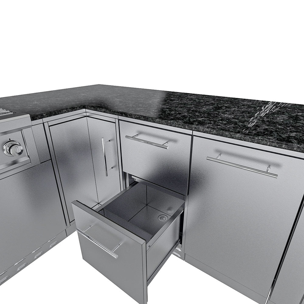 Sunstone The Rancher Outdoor Kitchen Package L Shaped
