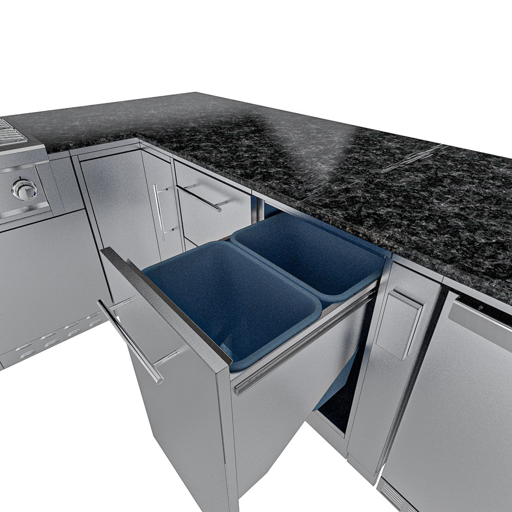Sunstone The Rancher Outdoor Kitchen Package L Shaped