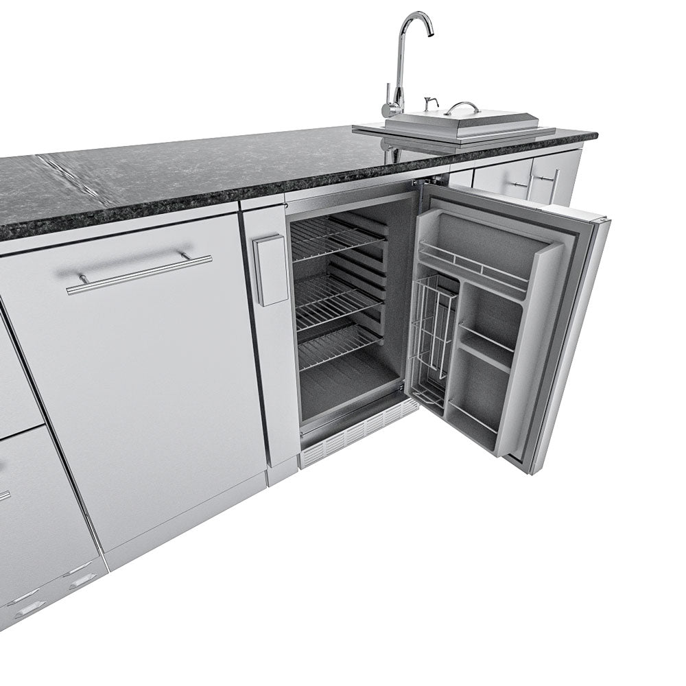 Sunstone The Rancher Outdoor Kitchen Package L Shaped