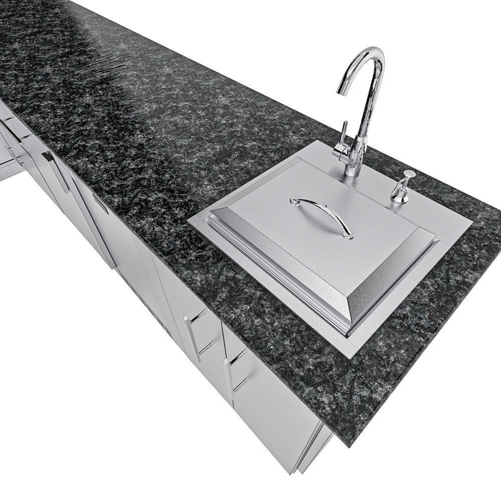 Sunstone The Rancher Outdoor Kitchen Package L Shaped