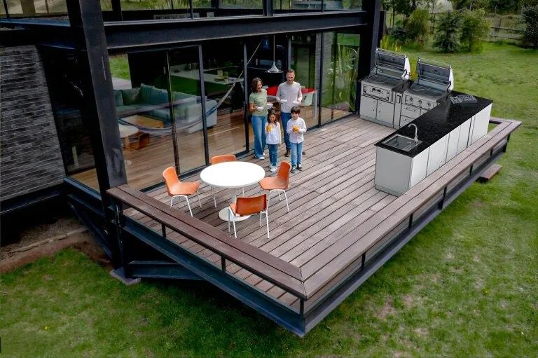 Sunstone Texas Tango Outdoor Kitchen Island Package 19 Feet