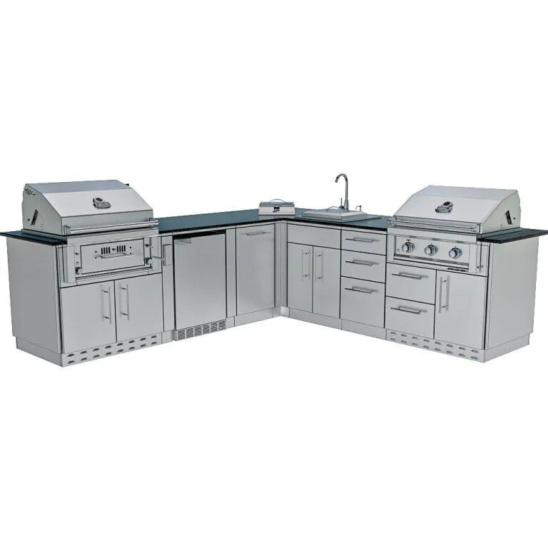 Sunstone Texas Tango Outdoor Kitchen Island Package 19 Feet