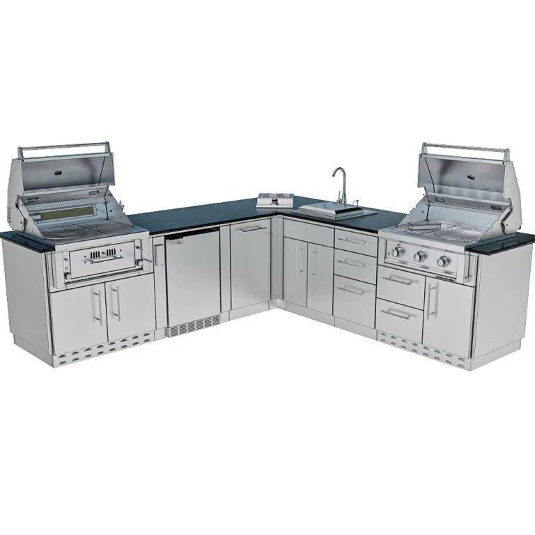 Sunstone Texas Tango Outdoor Kitchen Island Package 19 Feet