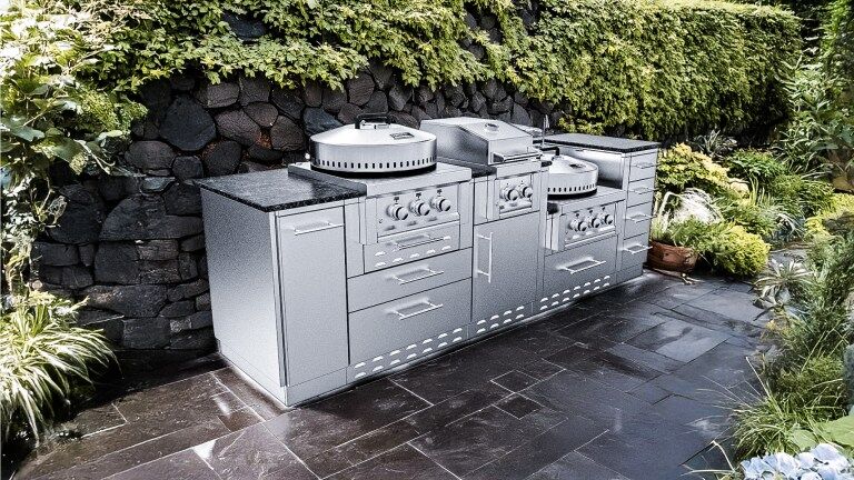 Sunstone TexCajun Outdoor Kitchen Island Package