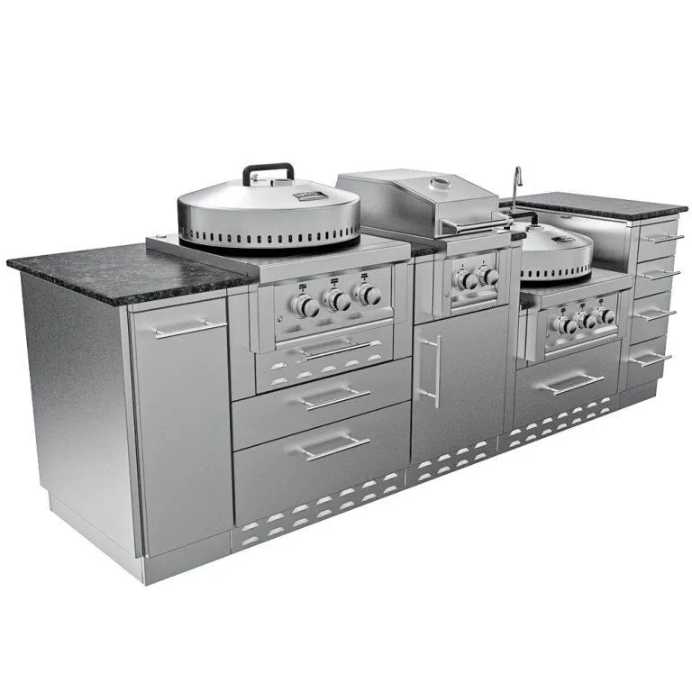 Sunstone TexCajun Outdoor Kitchen Island Package