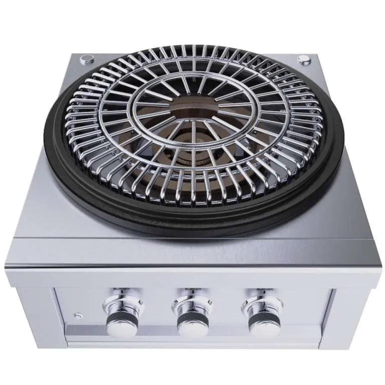 Sunstone 24″ Power Cirque Flat‑Top Griller Package