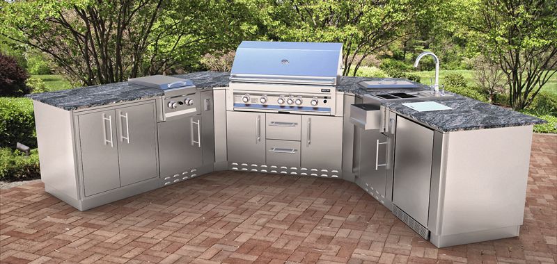 Sunstone 20" Appliance Cabinet for Up To 14-1/2 In. Cut-Out Width Appliance or Bar Station w/Left Swing Door - SAC20CSDL