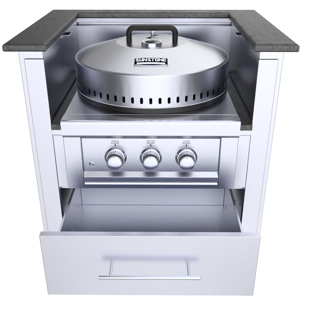Sunstone 33" Power Burner Base Cabinet SAC33PBDC