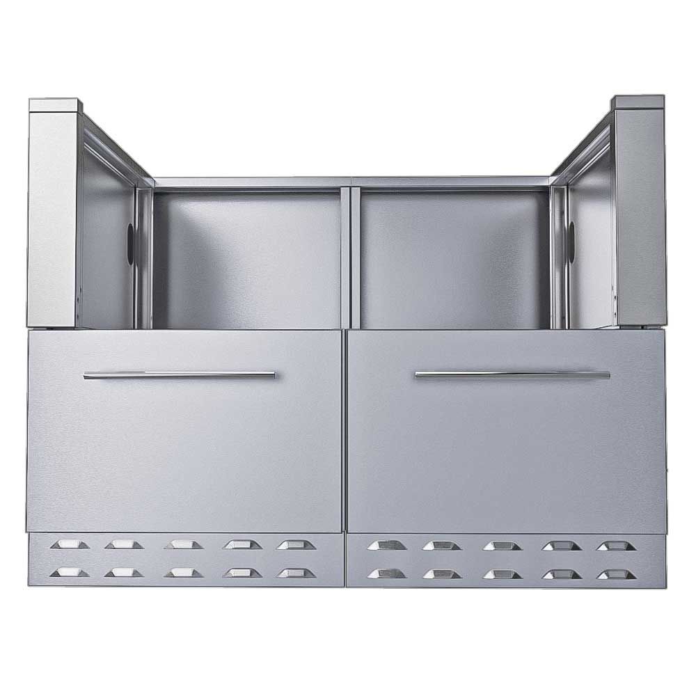 Sunstone 44 In. Sunstone Base Cabinet for Up To 38 In. Width Cut-Out Pellet Grill - SAC44HGDC