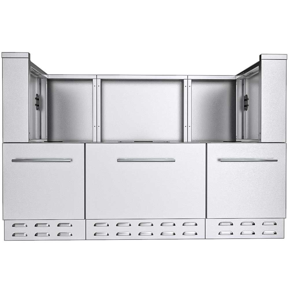 Sunstone 52 In. Sunstone Base Cabinet for Up To 44 In. Width Cut-Out Pellet Grill SAC52HGDC