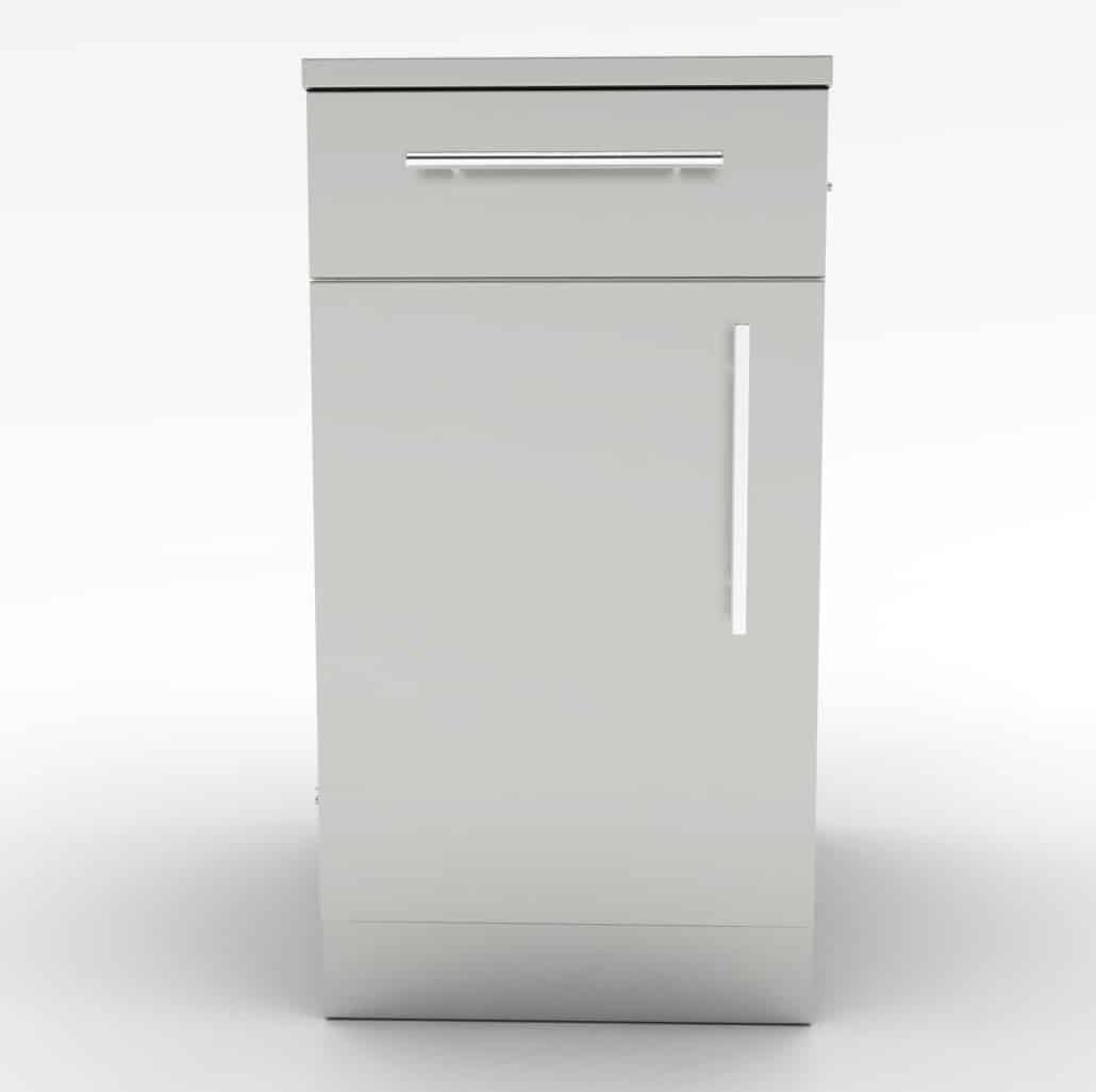 Sunstone 18" Left Swing Door Cabinet w/Top Drawer & Shelf - SBC18CSDL