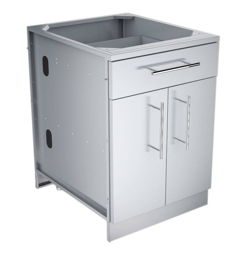 Sunstone 24" Double Door Base Cabinet w/Shelf & Reversible Top Drawer or False Panel - SBC24CDD