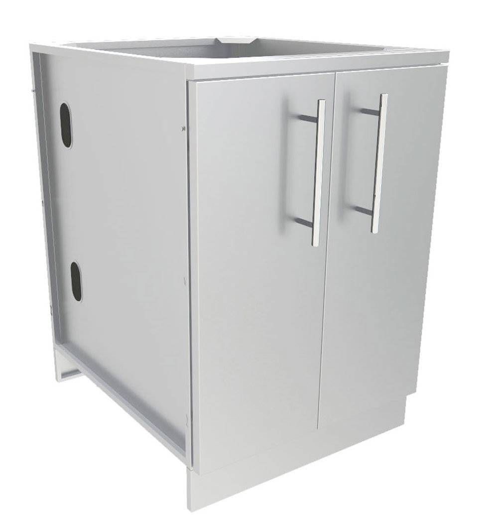 Sunstone 24" Full Height Double Door Base Cabinet w/Two Shelves & Door Pockets - SBC24FDD