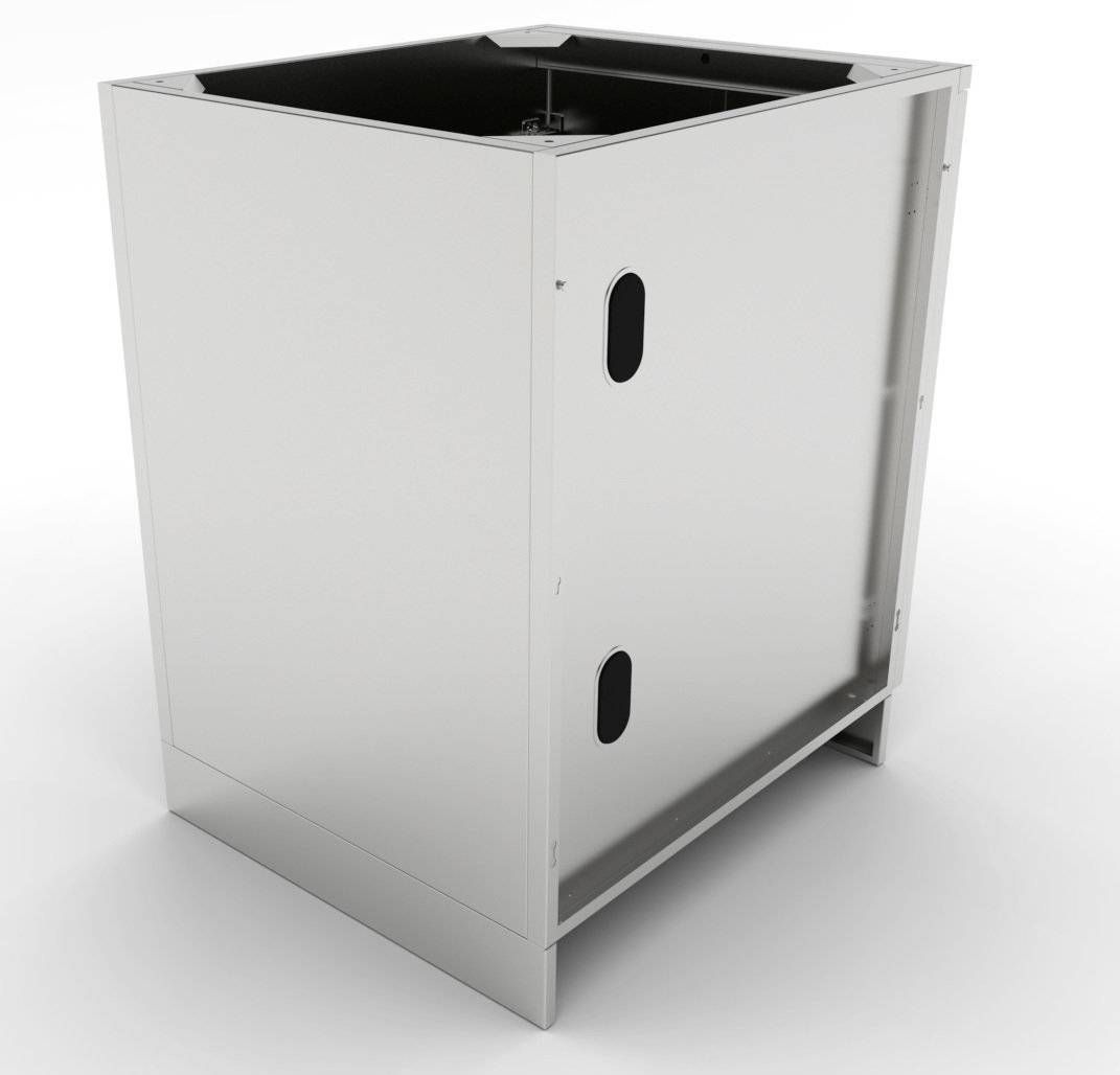 Sunstone 24" Full Height Double Door Base Cabinet w/Two Shelves & Door Pockets - SBC24FDD