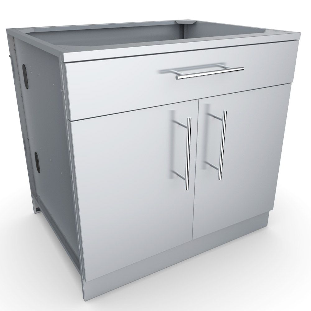 Sunstone 30" Double Door Base Cabinet w/Shelf & Reversible Top Drawer or False Panel - SBC30CDD