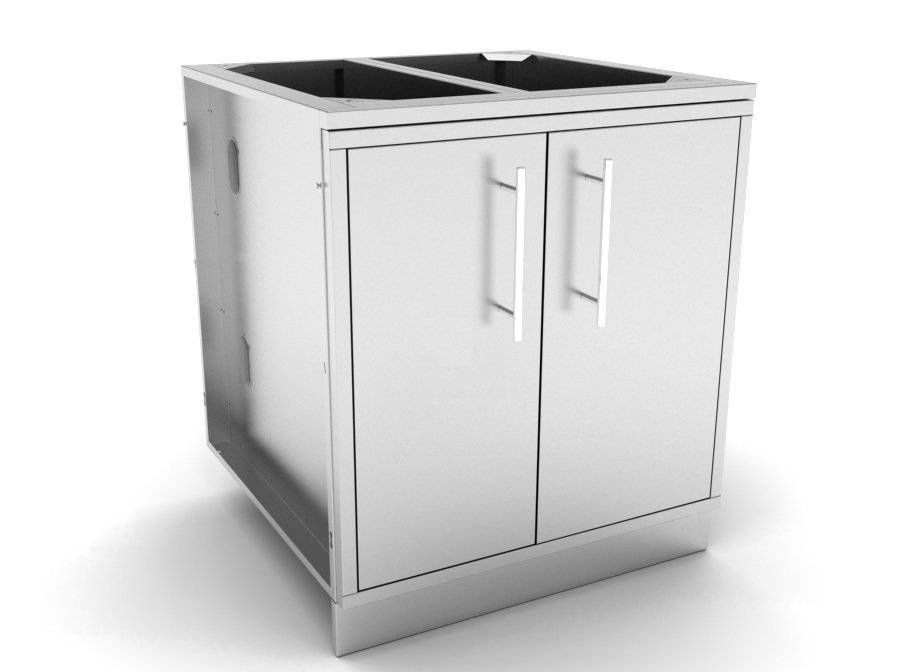 Sunstone 30" Weather Sealed Dry Storage Pantry with Multi-Drawers and shelves - SBC30DSPC