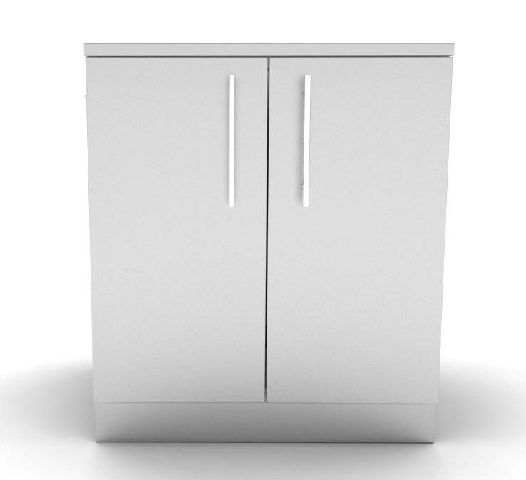 Sunstone 30" Full Height Double Door Base Cabinet w/Two Shelves & Door Pockets - SBC30FDD