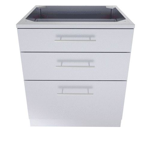 Sunstone 30" Large Triple Drawer Base Cabinet - SBC30STD