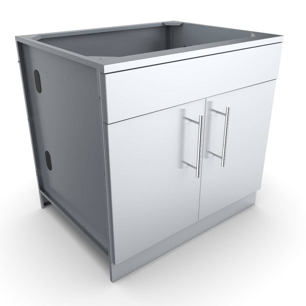 Sunstone 36" Double Door Base Cabinet w/Shelf & Reversible Top Drawer or False Panel - SBC36CDD
