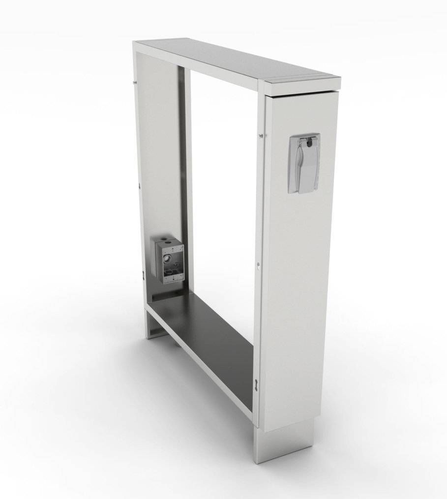 Sunstone 6" Spacer Base Cabinet w/Front & Back Interior Electrical Box - SBC6SPEL