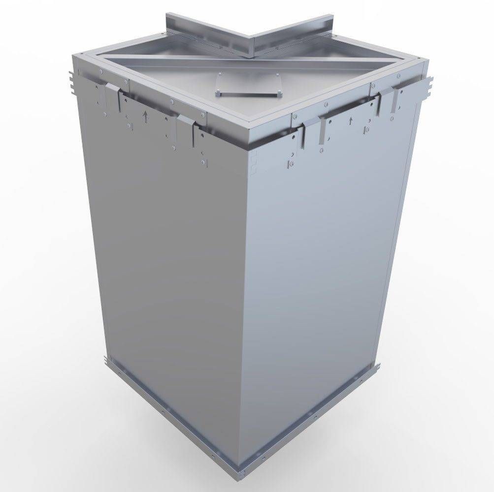 Sunstone 12" x 12" Full Height 360 Swivel Door Corner Cabinet w/Three Shelves - SWC12SLS