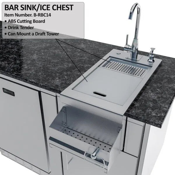 Sunstone THE SAVANNA 16FT Outdoor Cabinet Package with 60° Angle